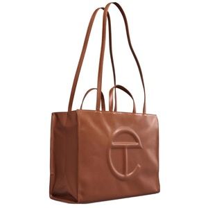 TELFAR Large shopping bag in Tan NWT